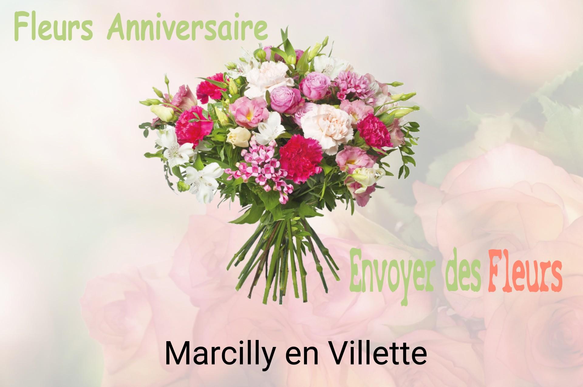 Bouquet de fleurs d’anniversaire livré à Marcilly-en-Villette