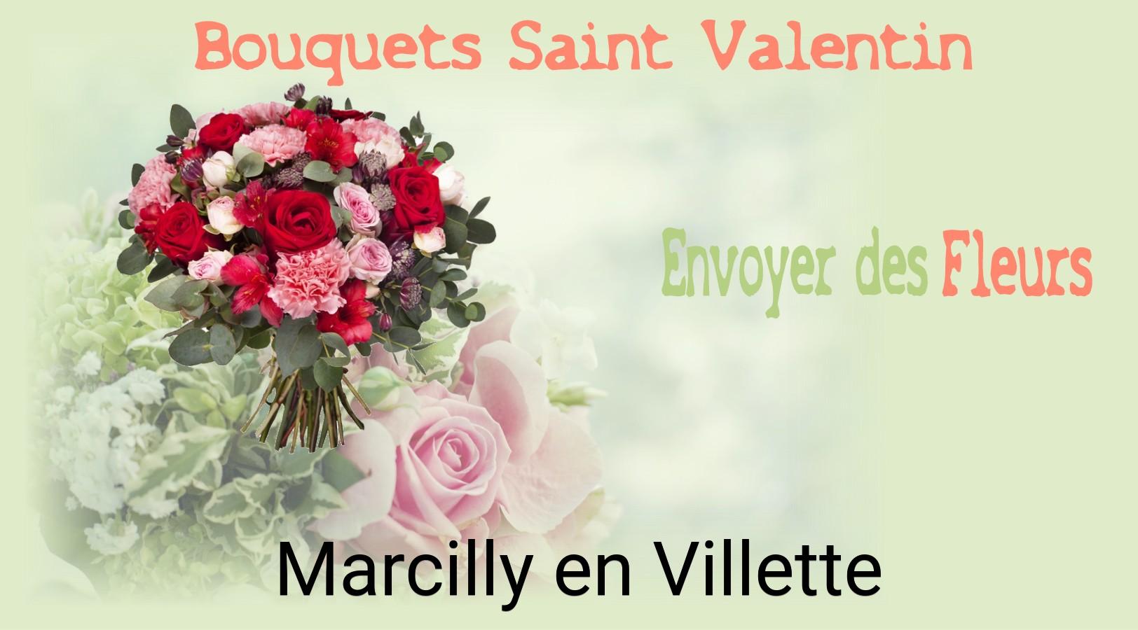 Roses de Saint-Valentin livrées à Marcilly-en-Villette